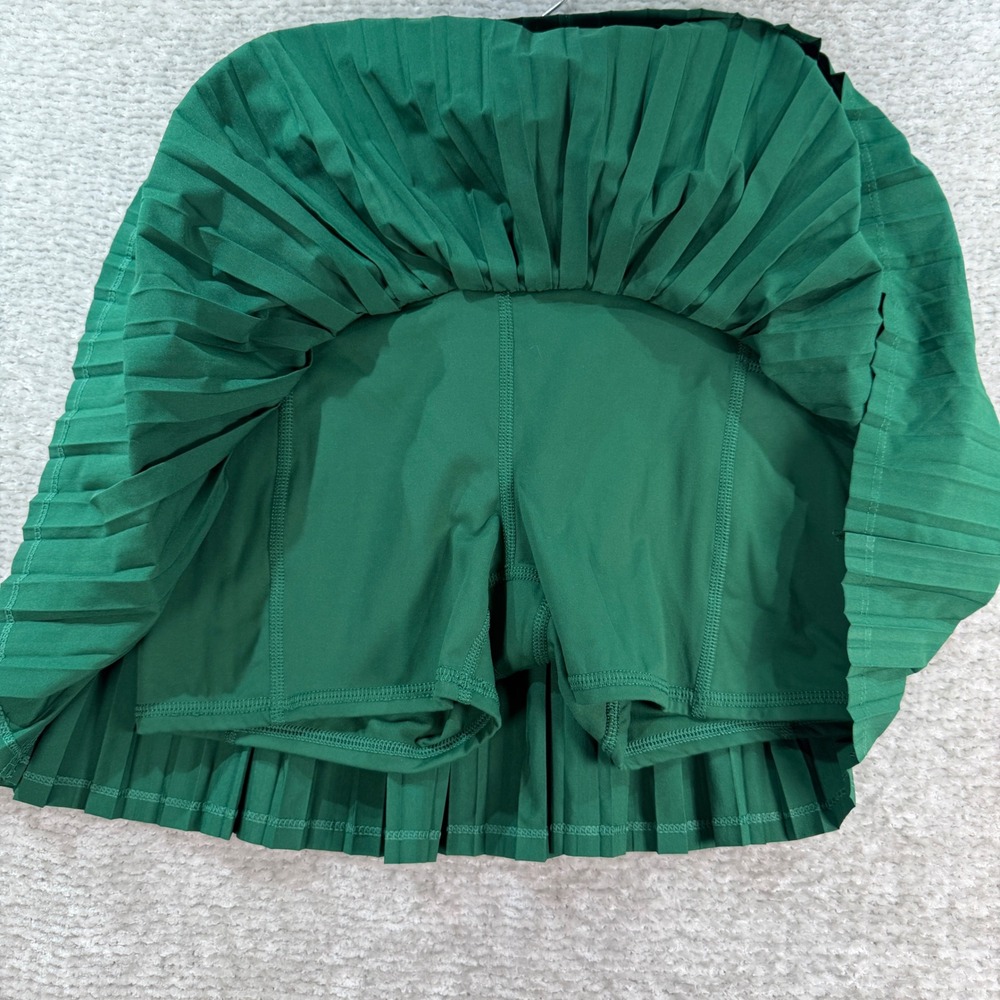 JoyLab Skort Pleated Mini Recycled Polyester Stretch XS Green Tenniscore‎ - Picture 3 of 8